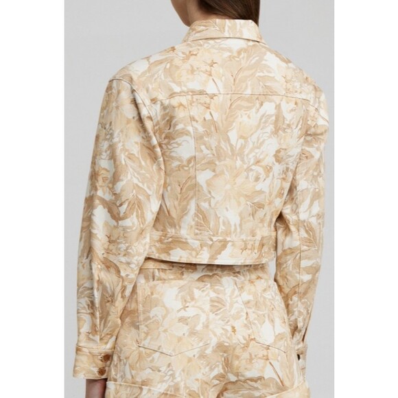 SIGNIFICANT OTHER JEAN Jacket NWT BISCUIT TAPESTRY JENNY MRP $269 Womens Size 4 - Picture 3 of 7